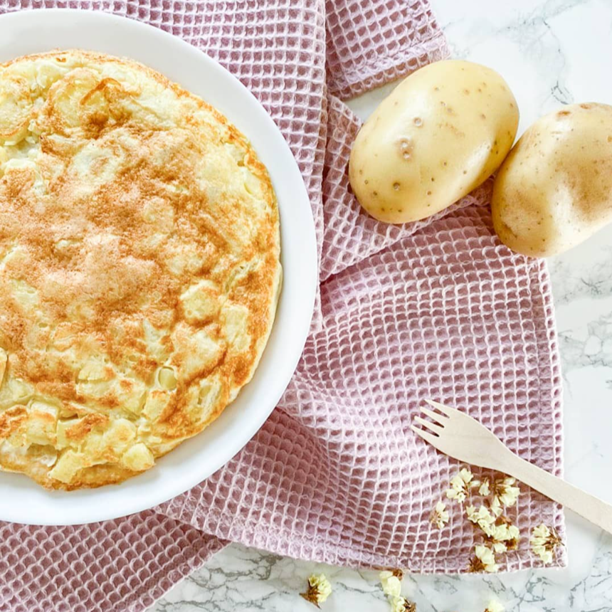 plato de tortilla de patatas